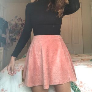 Pink Corduroy Skirt